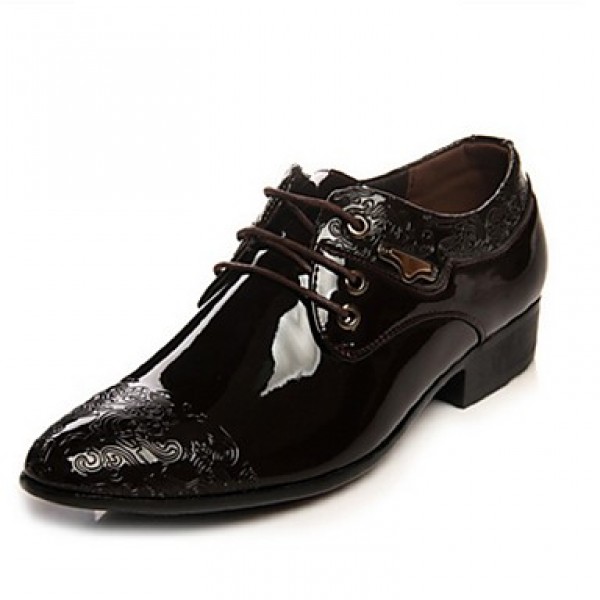 Men's Shoes PU Office & Career / Casual / Party & Evening Oxfords Office & Career / Casual / Party & Evening Low Heel Lace-up / Others