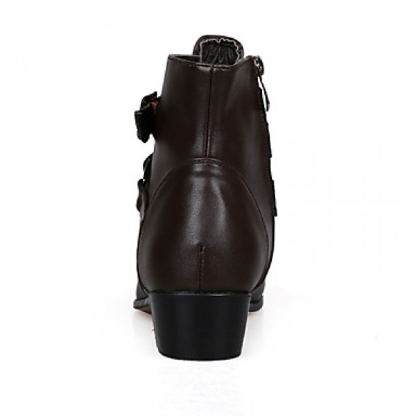 Shoes Outdoor/OfficeCareer/PartyEvening Boots Black/Brown/White