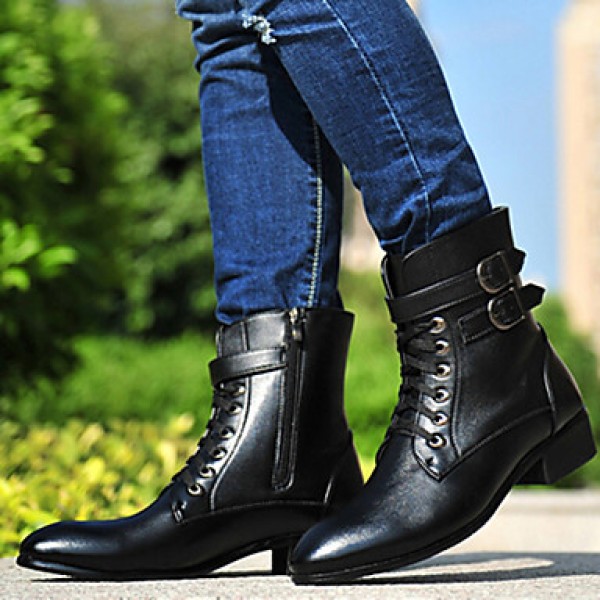 Shoes OfficeCareer / PartyEvening / Casual Synthetic Boots Black