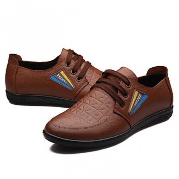 Men's Shoes CasualOxfords Black / Blue / Brown / Yellow