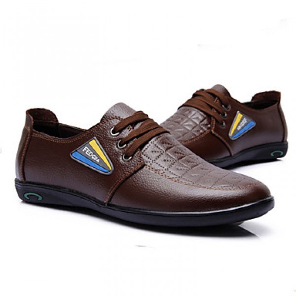 Men's Shoes CasualOxfords Black / Blue / Brown / Yellow