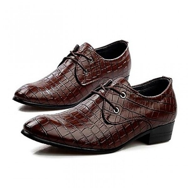 Men's Shoes Libo New Fashion Hot Sale Office & Career / Casual Leather Comfort Oxfords Black / Brown