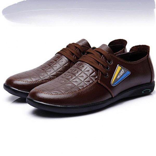 Men's Shoes CasualOxfords Black / Blue / Brown / Yellow