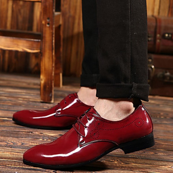 Men's Shoes Office & Career/Party & Evening/Wedding Fashion PU Leather Oxfords Shoes Multicolor 38-43