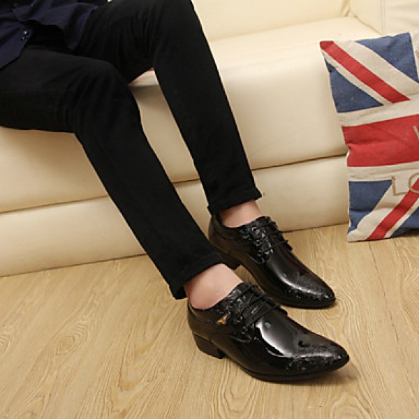 Men's Shoes PU Office & Career / Casual / Party & Evening Oxfords Office & Career / Casual / Party & Evening Low Heel Lace-up / Others