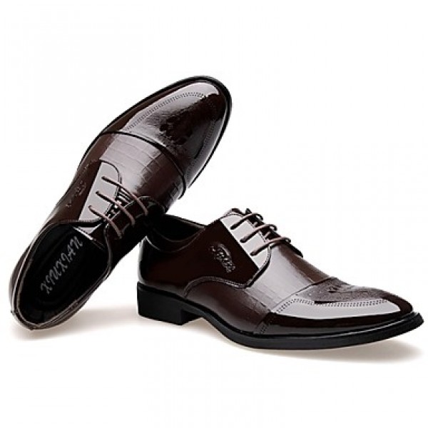 Men's Shoes 2016 New Style Hot Sale Office & Career / Casual Patent Leather Oxfords Black / Brown