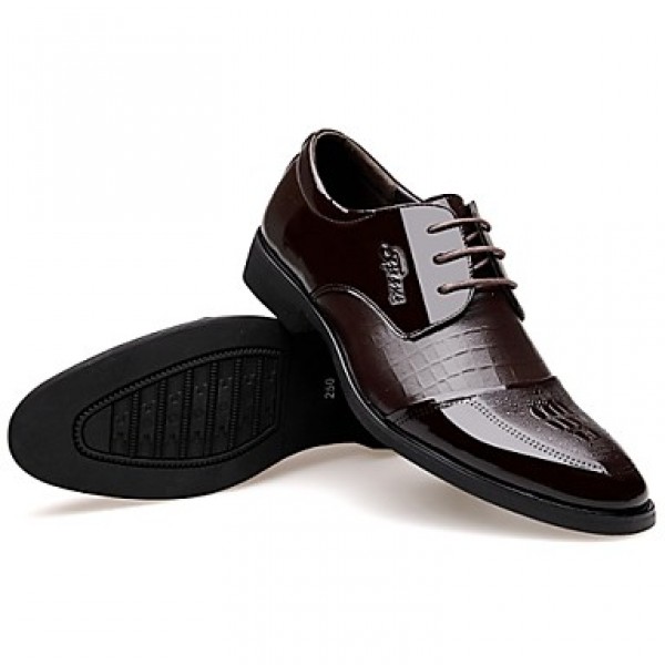 Men's Shoes 2016 New Style Hot Sale Office & Career / Casual Patent Leather Oxfords Black / Brown