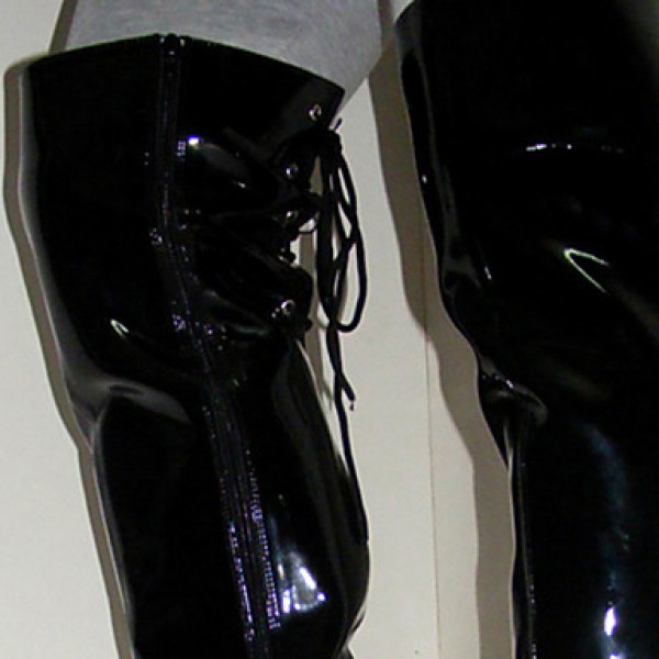 Shoes Outdoor / OfficeCareer / PartyEvening / Dress / Casual Patent Leather Boots Black